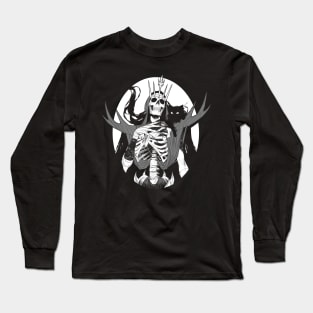 The Old Lich and His Cat Long Sleeve T-Shirt